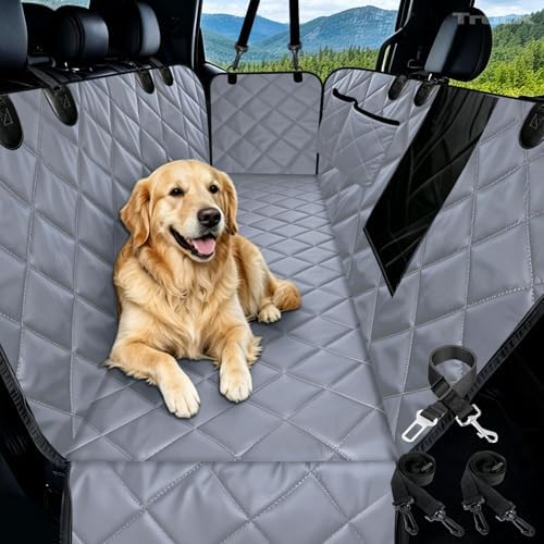 XL Dog Car Seat Cover for Back Seat by Comwish