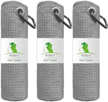 3 Pack 16"x16" Waffle Microfiber Golf Towels by VIVIDLY