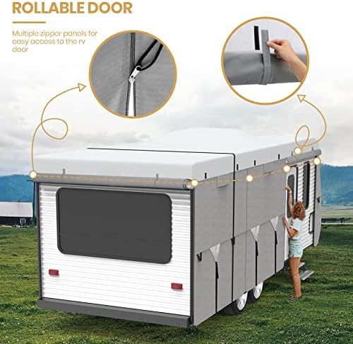 22'-24' Travel Trailer RV Cover Windproof Extra Thick & Anti-UV - Image 4