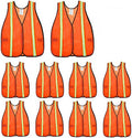 SIFE 10 Pack High Visibility Reflective Safety Vest, Made from Breathable and by SafetyFirst