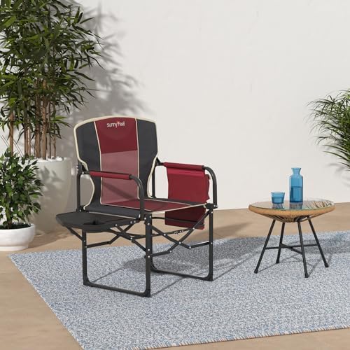 SUNNYFEEL Oversized Camping Chair Portable Directors Chairs - Image 2