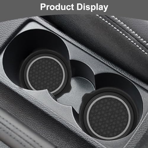 HZEL 4PCS 2.75 Inch PVC Car Cup Holder Coasters - Image 6