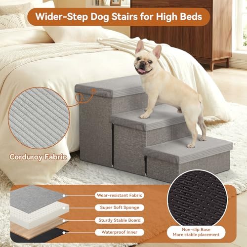 Zerbuger Dog Stairs Non-Slip Storage - Image 2