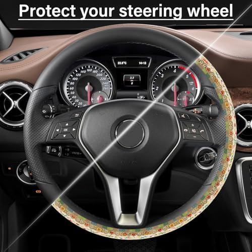 Steering Wheel Cover Neoprene Material Most Cars Men&Women Universal 15 inch - Image 5