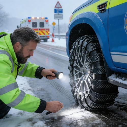 Tire Traction Straps Adjustable Anti-Skid Winter Car Grips - Image 3