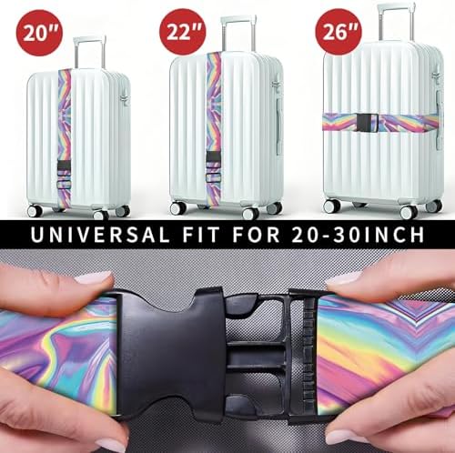 Luggage Straps for Suitcases, Heavy Duty Travel Belt - Image 4