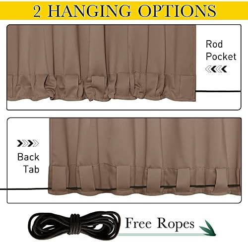 NICETOWN Windproof Outdoor Curtains - Image 2