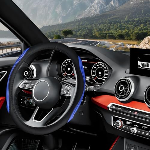 Osilly 15 Inch Artificial Leather Steering Wheel Cover - Image 4