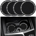 4PCS 2.75 Inch Bling Auto Car Cup Holder Insert Coasters Silicone Anti-Slip by Tyhaui