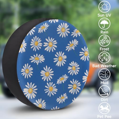 Daisy Spare Tire Cover Waterproof Dust-Proof Spare Wheel Covers - Image 3