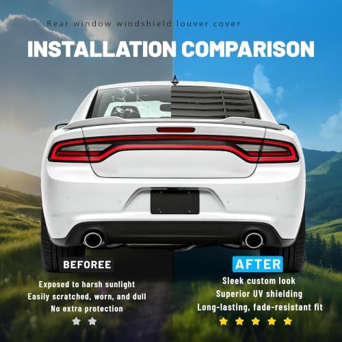 ALMULOO Rear Windshield Louver Compatible - Image 4