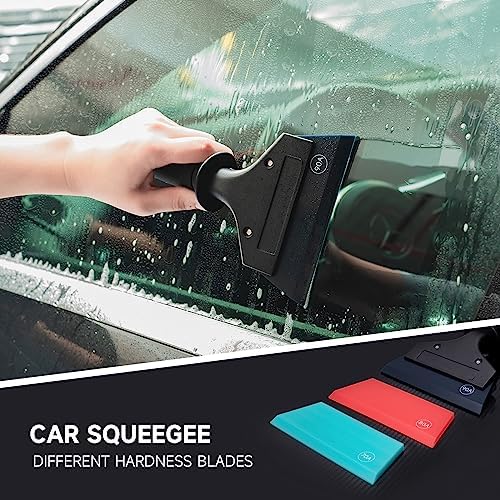 FOSHIO Small Squeegee for Window & Shower Glass Doors, Heavy Duty Metal Handle - Image 5
