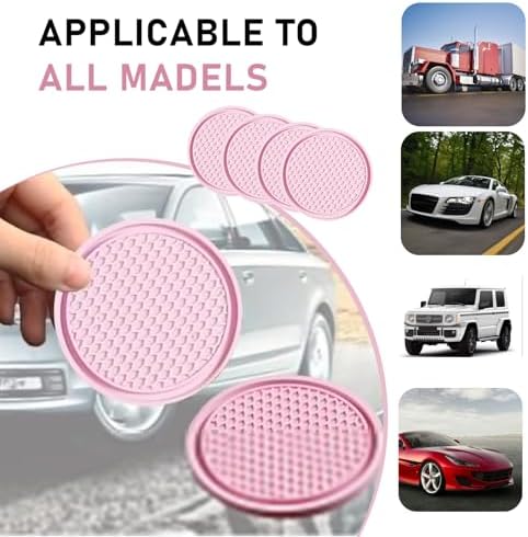 Car Cup Coaster, Universal Non-Slip Cup Holder Coasters - Image 6