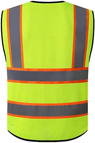Reflective Safety Vest for Men Women Construction Vest ANSI Standard AP1 - Image 2