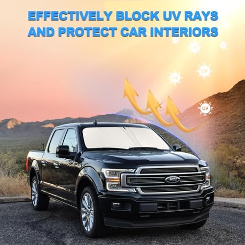 Foldable Front Windshield Sunshade fit - Image 6