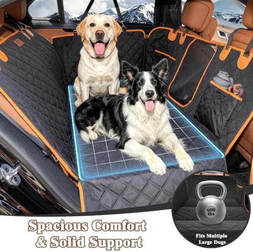 V2 New 600D Hard Bottom Car Seat Cover Extender Hammock - Image 4