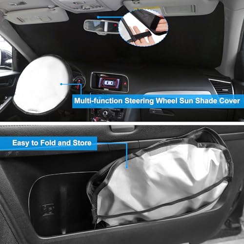 Windshield Sun Shade for 2017-2024 Nissan Rogue Sport - Image 5