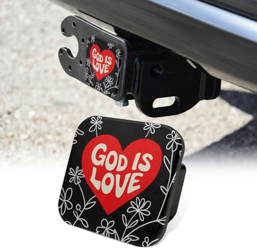 2" Trailer Hitch Cover Rubber Receiver Tube Cap Trailer Hitch Covers by Unknown