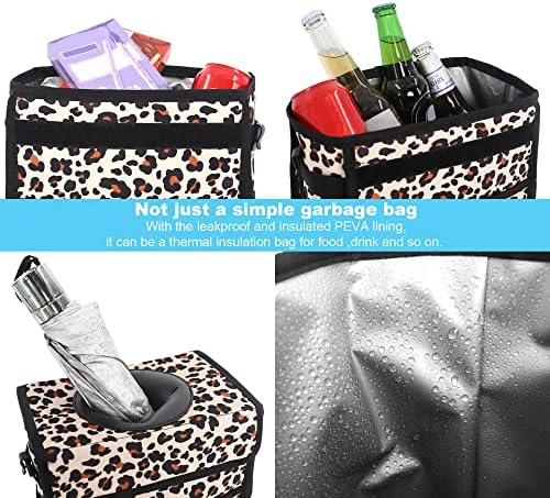 Femuar Leak Proof Car Trash Bag Large Capacity Waterproof Garbage Can - Image 4