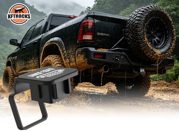 Trailer Hitch Cover 2 inch, Rust Free Hitch Covers Fit - Image 2