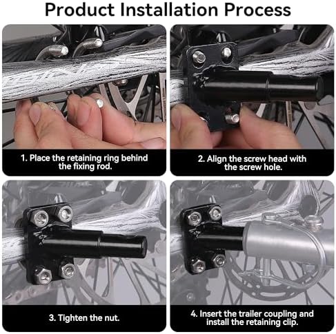 Upgraded Bike Trailer Hitch Coupler Attachment - Image 3