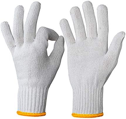 Evridwear Cotton Polyester String Knit Shell Safety Protection Work Gloves - Image 2