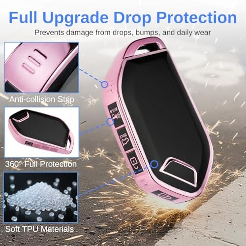 for Kia Key Fob Cover with Keychain - Image 4
