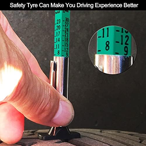 GODESON Tire Tread Depth Gauge, Two-Sided Smart Color Coded Tire Tread Depth - Image 6