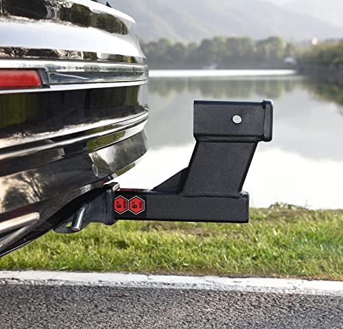 TOPTOW Trailer Receiver Hitch Extender Adapter 6" Drop/Riser, 8.5" and 10.5" - Image 2