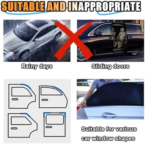 Smilfuy 2 Pack Car Window Shades - Image 7