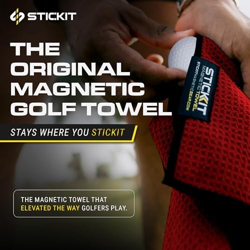 STICKIT Greenside Magnetic Golf Towel - Image 2