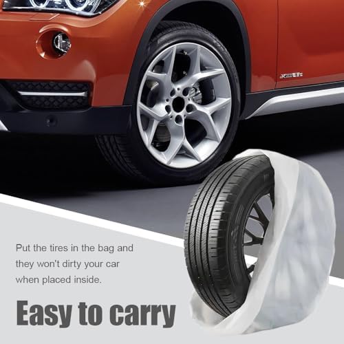 8PCS Extra-Large Tire Covers, Tire Storage Bags, Waterproof Dustproof Wheel - Image 4
