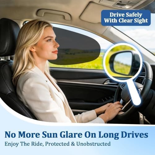 4PCS Car Window Shades, Roll Windows Down丨Static Cling丨No Impact On Driving - Image 7