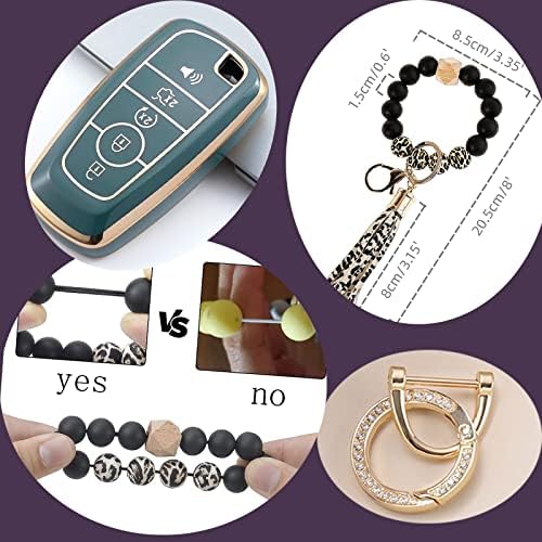 Car Key Fob Cover with Premium Wristlet Fits - Image 4