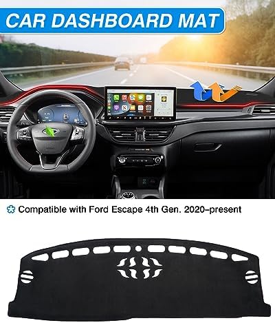 CARTIST Dash Cover for Ford Escape 2020-2026 Dashboard Mat Without HUD - Image 3