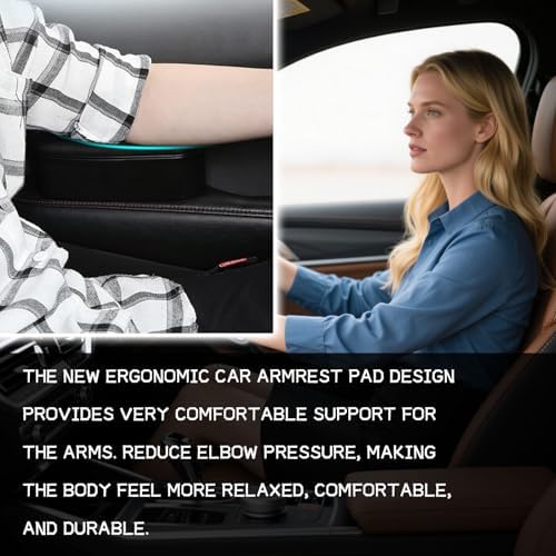 Car Armrest Cushion, Side Door Arm Rest Pad - Image 4