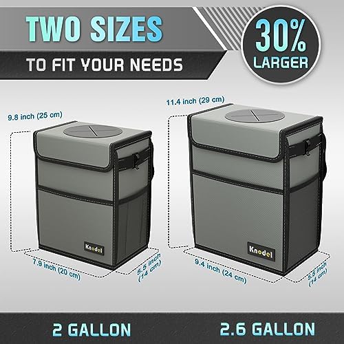 K KNODEL Car Trash Can, Waterproof Garbage Can, Trash Bag - Image 2