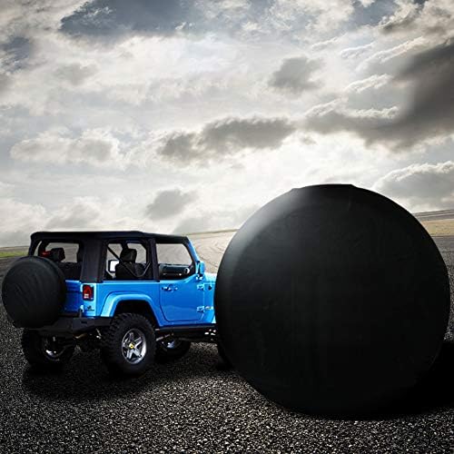 Spare Tire Cover Fit for Your SUV, Waterproof Dust-Proof PVC Leather Tire Covers - Image 7