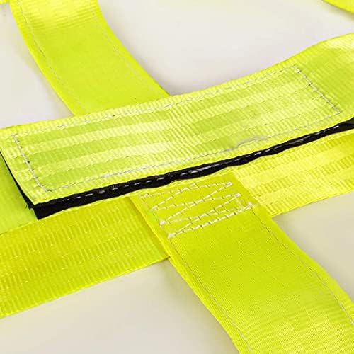 MOTO4U Universal Motorcycle Rear Wheel Tie down Strap in Yellow - Image 4
