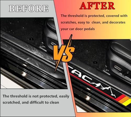 Door Sill Protector Stickers for Toyota Tacoma - Image 2