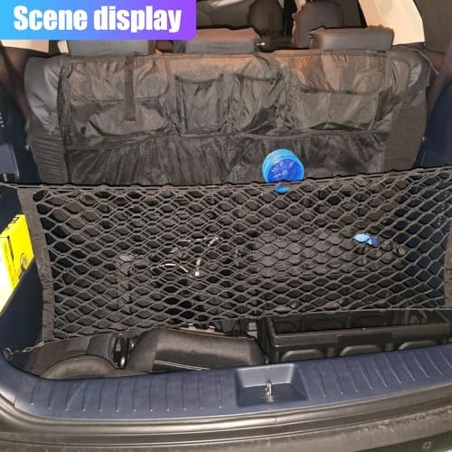 ZIMISI Car Cargo Net, Elastic Stretchable Car Trunk Cargo Storage Net - Image 6