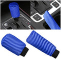 Craedli 2PCS Car Gear Shift Knob Cover & Handbrake Cover, Comfortable Anti-Slip by Unknown
