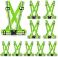 Reflective Vest Running Gear, 2-10Pack High Visible Safety VES by SAWNZC
