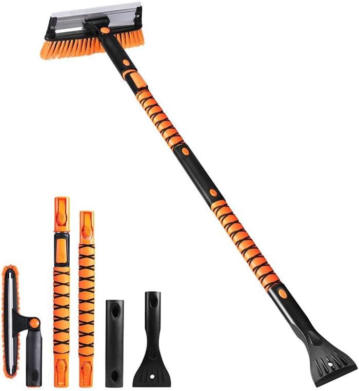 EcoNour 55" Telescopic Snow Brush and Ice Scraper by EcoNour