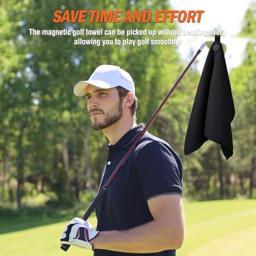 Magnetic Golf Towel, Ultra-Absorbent Microfiber Cleaning Towel - Image 6
