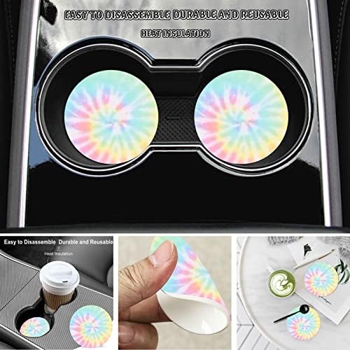 Rainbow Tie Dye Steering Wheel Cover - Image 2