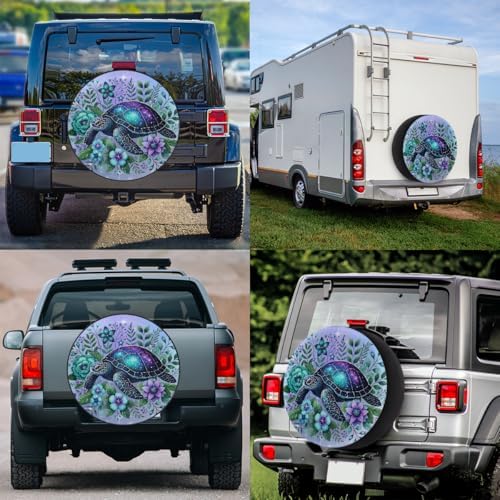Turtle Spare Tire Cover Waterproof Dust-Proof Spare Wheel Covers - Image 6