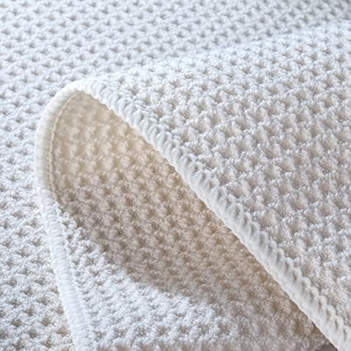 POLYTE 340 GSM Microfiber Waffle Kitchen Dish Tea Towel, 16x28 in, 12 Pack - Image 3