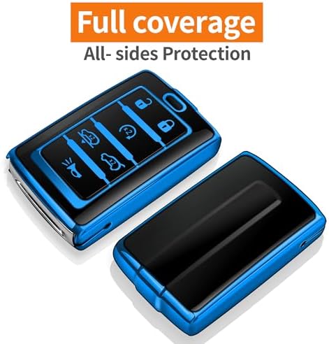 for Jeep Key Fob Cover with Keychain Soft Full Protection Key Shell Compatible - Image 3