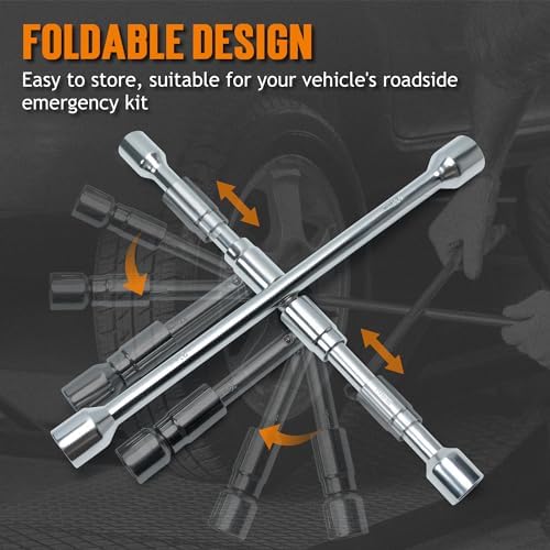 TONDA Telescoping Lug Wrench and 4 Way Lug Wrench - Image 7